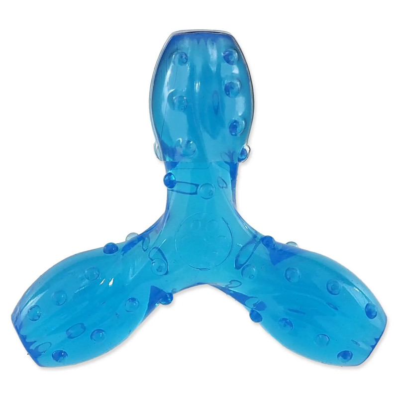 Igrača Dog Fantasy STRONG propeler z vonjem po slanini modra 12,5cm