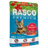 Vrečka Rasco Premium Adult goveje s paradižnikom in zelišči 85g