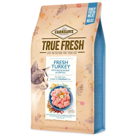 Hrana Carnilove Cat True Fresh Purana 4,8 kg