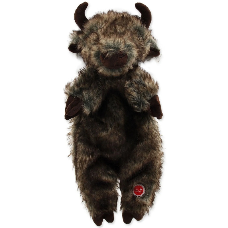 Igrača Dog Fantasy Skinneeez bizon, pliš, 34cm