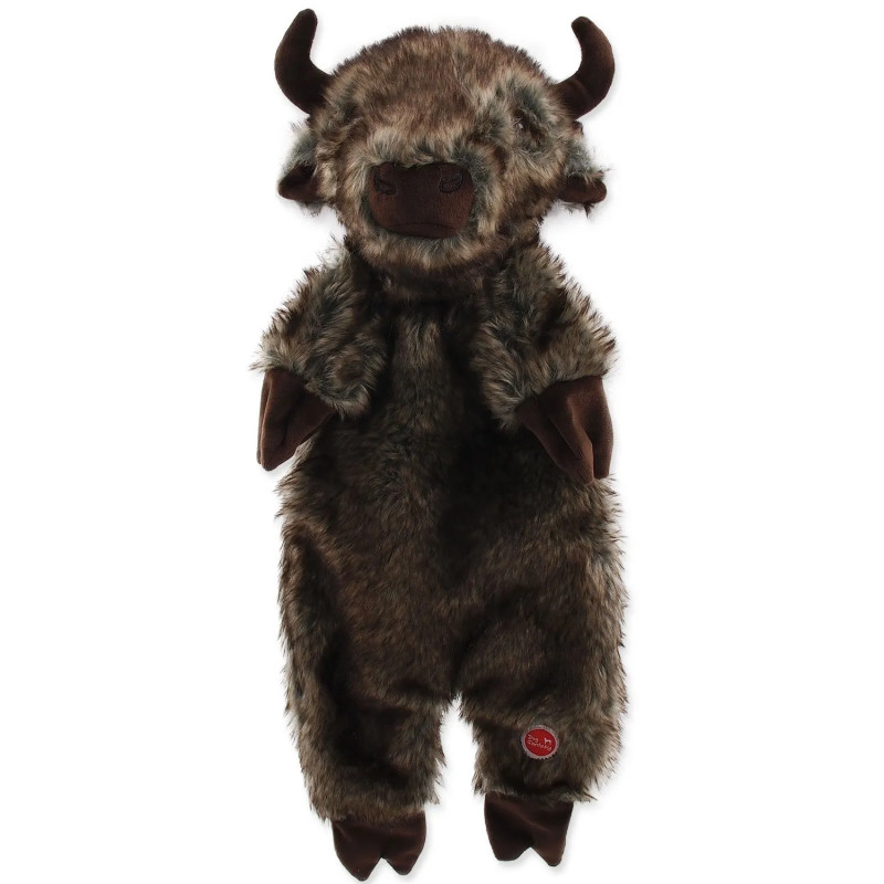 Igrača Dog Fantasy Skinneeez bizon pliš 50 cm
