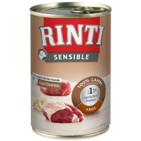 Rinti Sensible jagnje in riž 400 g