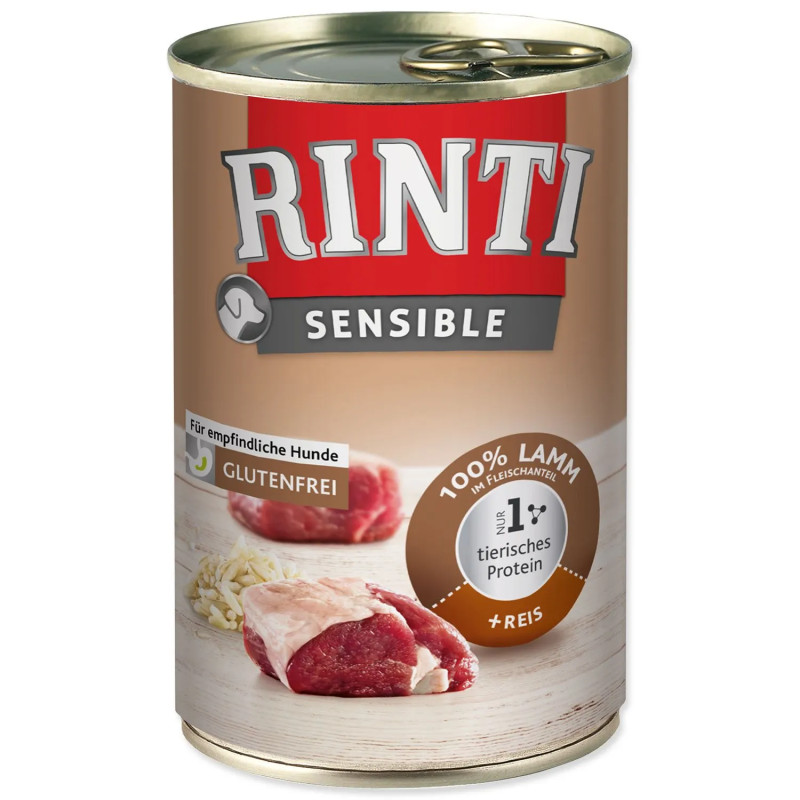 Rinti Sensible jagnje in riž 400 g