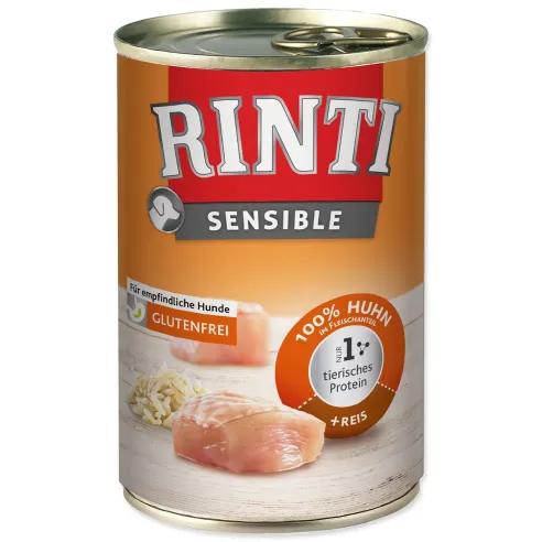 Konzerva Rinti sensible Adult piščanec in riž 400g