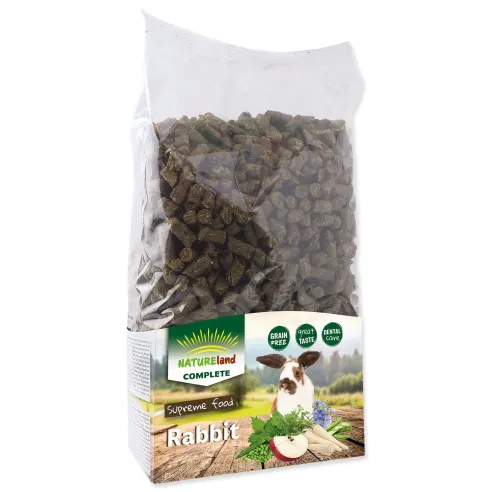 Hrana Nature Land Complete za zajce in pritlikave zajce, peleti 1,7kg