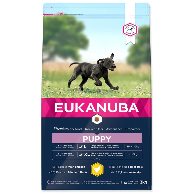 Hrana EUKANUBA Puppy Large & Giant 3 kg