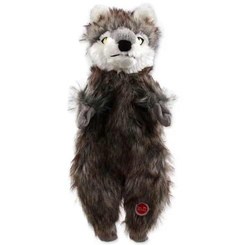 Igrača Dog Fantasy Skinneeez volk pliš 34cm