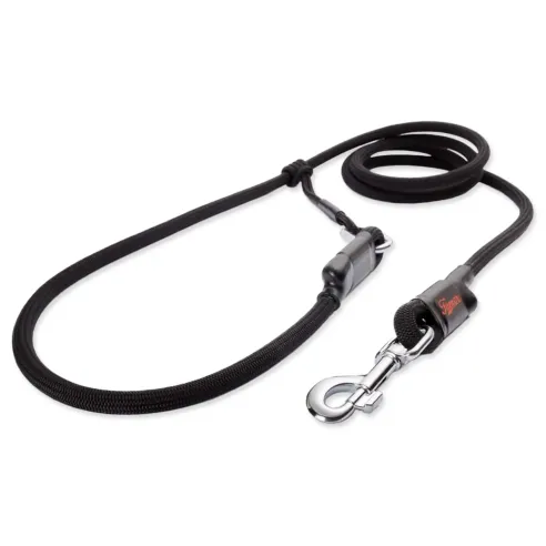 Povodec Tamer Lanové Easylong črn 3,5 m, 8-50 kg