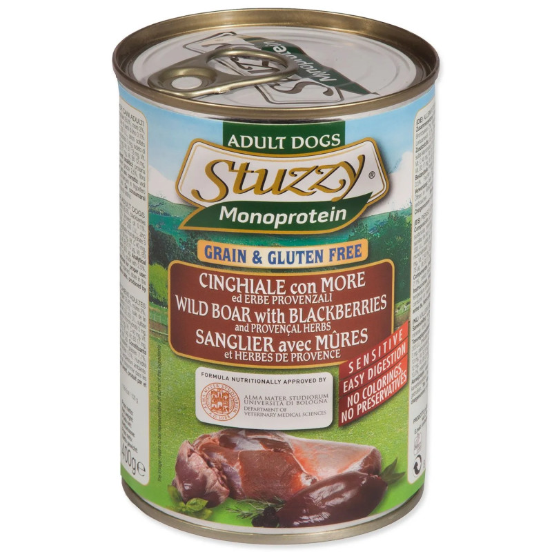 Konzerva STUZZY Monopretein divji prašič 400g