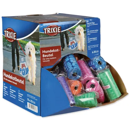 Vrečke Trixie za pasje iztrebke, mix, 1 rola po 20 kosov.