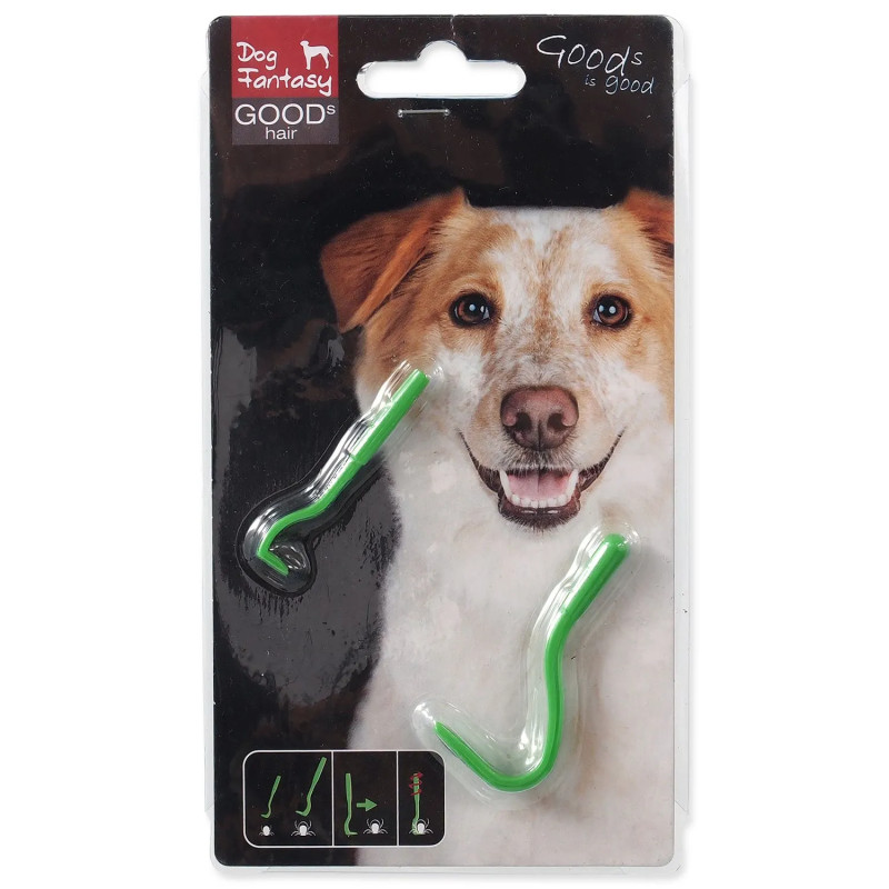 Dog Fantasy plastični kavelj za klopi, 2 velikosti