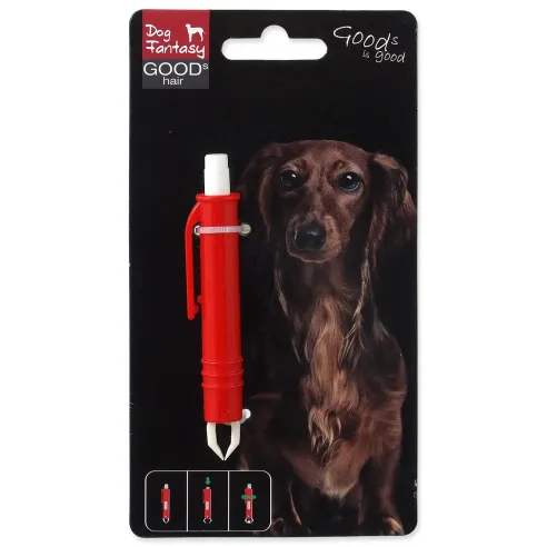 Pinceta Dog Fantasy za klope, plastična, 9 cm