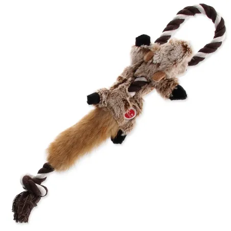 Igrača Dog Fantasy Skinneeez čipmank z vrvjo 35 cm