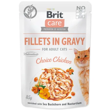 Brit Care Cat fileti v omaki Choice Chicken 85 g