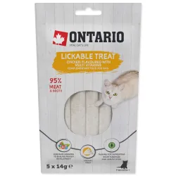 Priboljšek Ontario lizalni piščančji z multivitamini 5x14g