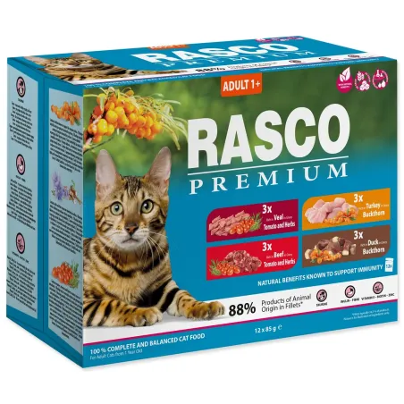 Vrečka Rasco Premium Adult Multi 12x85g