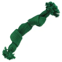 Igrača Dog Fantasy vozel s piščalko, zelen, 2 vozla, 22 cm
