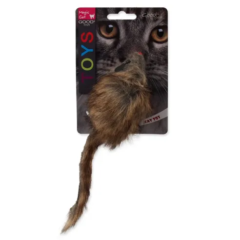 Igrača Magic Cat plišasta miška Gigant z mačjo meto 21 cm