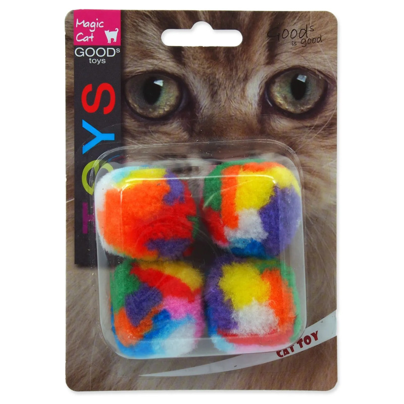 Igrača Magic Cat žogica 3,75 cm 4 kosi