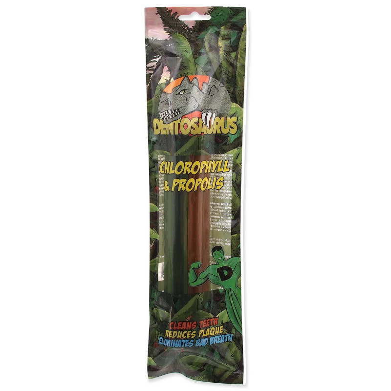 Palčka Dentosaurus s propolisom/klorofilom, mešanica L, 21 cm, 2 kosa