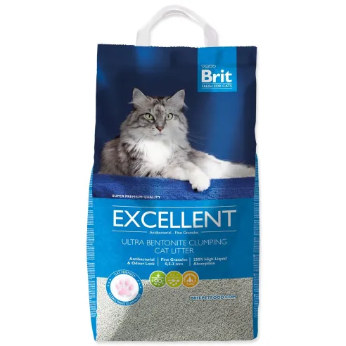 Mačja stelja Brit Fresh for Cats Excellent Ultra Bentonite 10kg