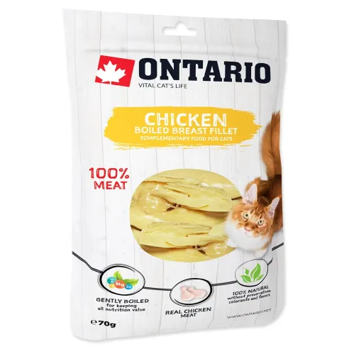 Prigrizek Ontario piščanec, kuhani piščančji prsni fileti 70 g