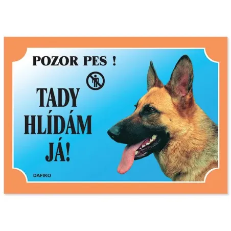 Tablica Dafiko nemški ovčar profil