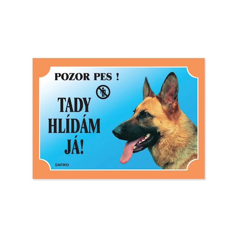 Tablica Dafiko nemški ovčar profil