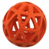 Igrača Dog Fantasy luknjičasta žoga oranžna 9 cm