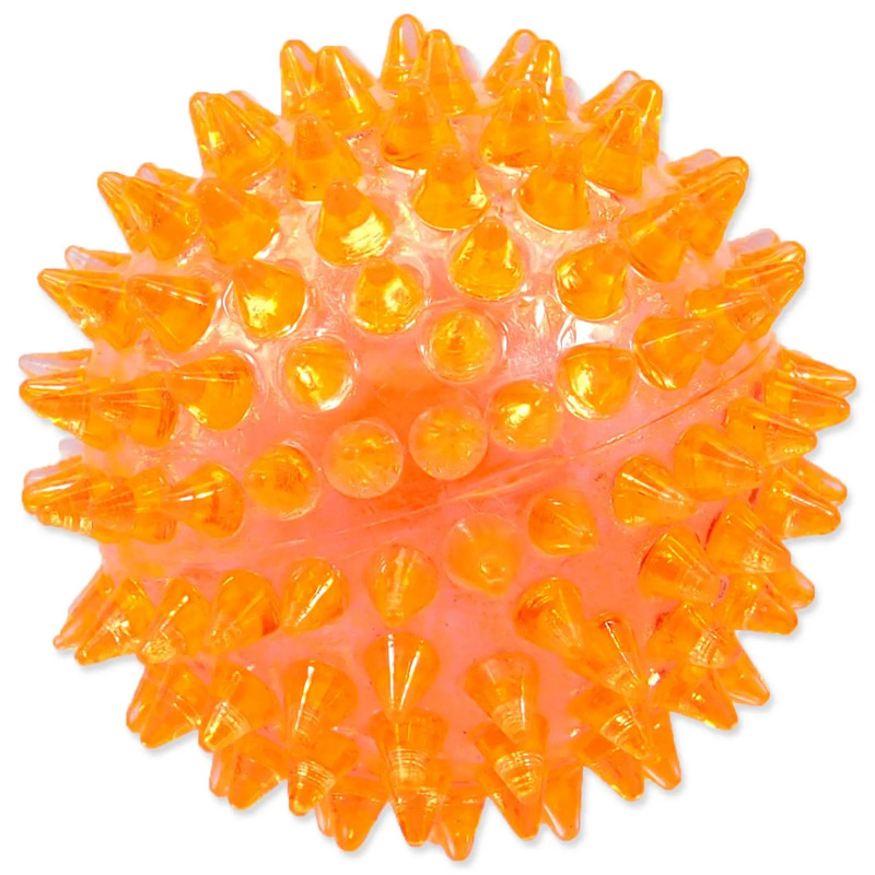 Igrača Dog Fantasy piskajoča oranžna žoga 6 cm