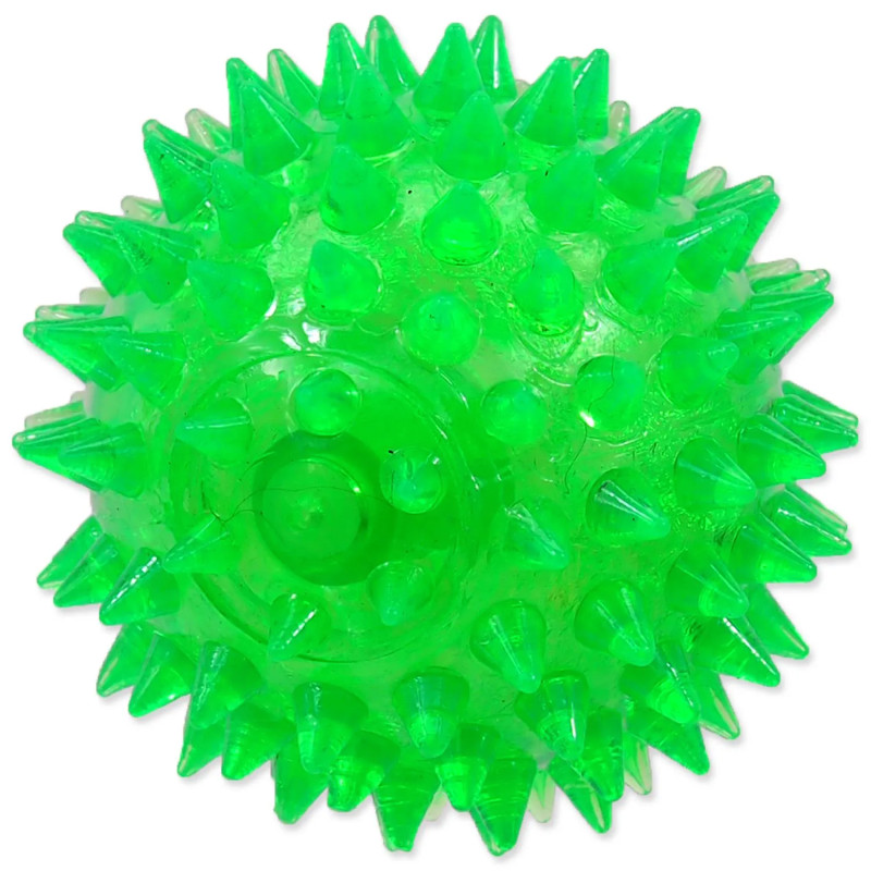 Igrača Dog Fantasy piskajoča zelena žoga 6 cm