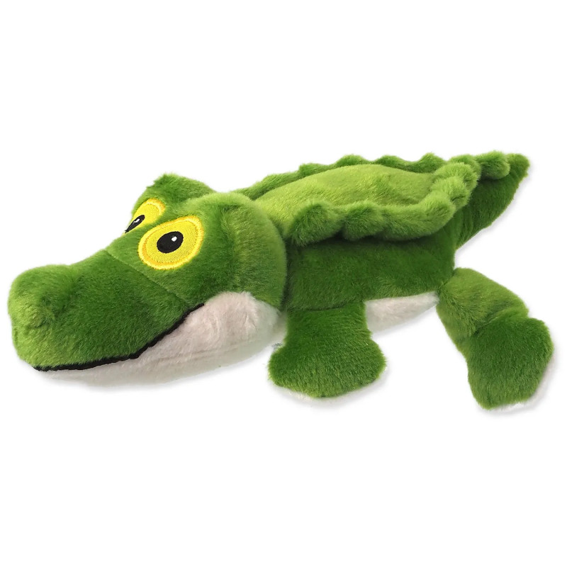Igrača Dog Fantasy Silent Squeak krokodil zelen 30 cm