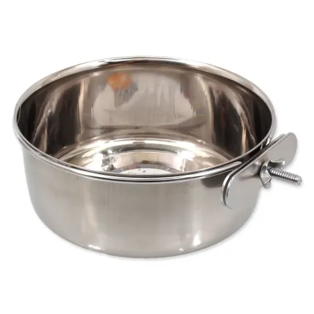 Skleda za psa Dog Fantasy iz nerjavečega jekla, z navojem, 14,6 cm, 950 ml
