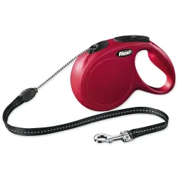 Povodec Flexi Classic New lanko M rdeč 8 m