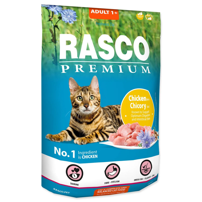 Hrana Rasco Premium Adult piščanec s korenom čakanke 0,4kg