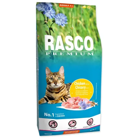 Hrana Rasco Premium Adult piščanec s korenom cikorije 7,5kg