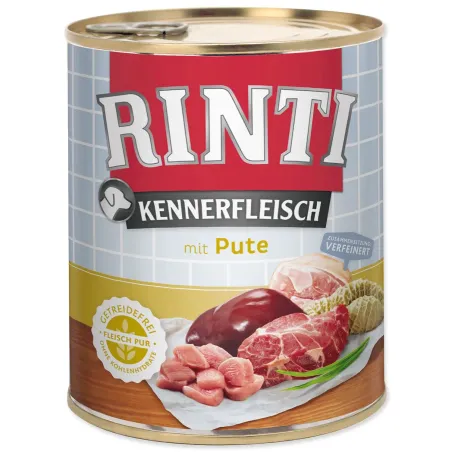 Konzerva Rinti Kennerfleisch Adult puran 800g