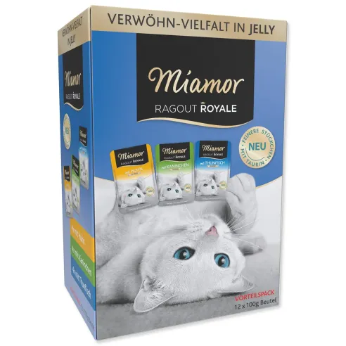 Vrečka Miamor Ragout Royale Adult v želeju Multi 4x3x100g