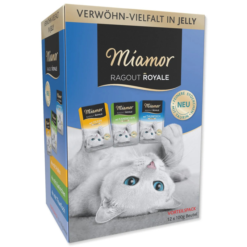 Vrečka Miamor Ragout Royale Adult v želeju Multi 4x3x100g