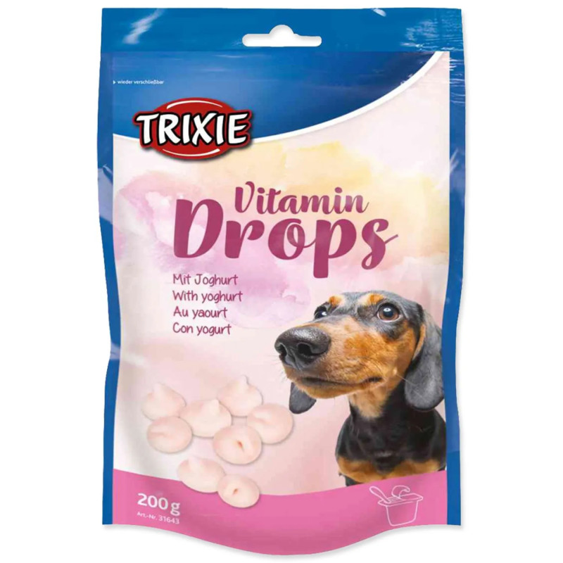 Poslastica Trixie vitaminski dropsi z jogurtom 200 g