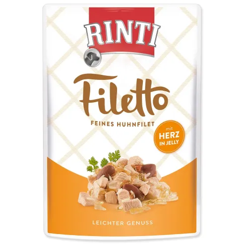 Rinti Filetto piščančje meso in piščančje srce v želeju 100 g