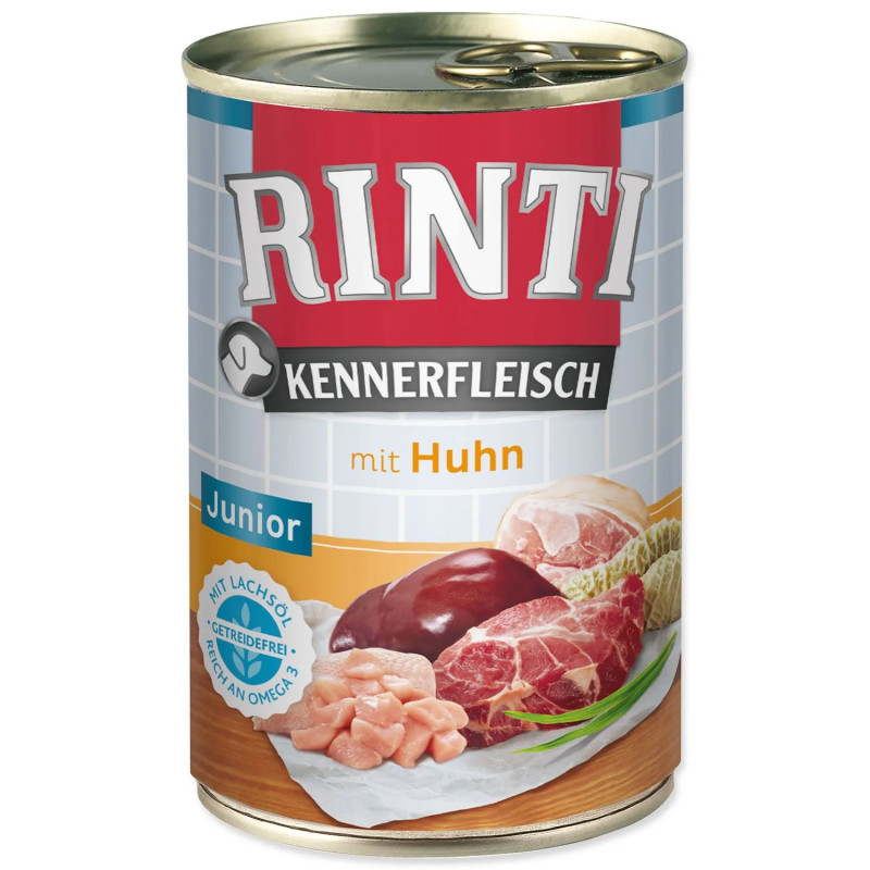 Konzerva Rinti Kennerfleisch Junior piščanec 400 g