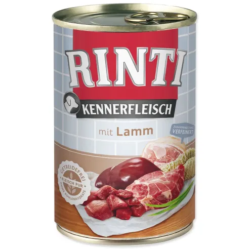 Konzerva Rinti Kennerfleisch Adult jagnje 400g