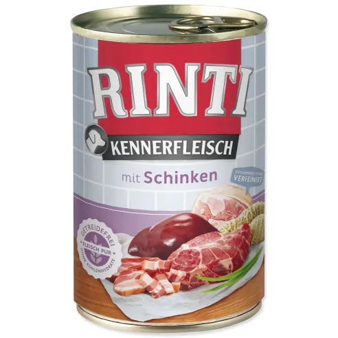 Konzerva Rinti Kennerfleisch za odrasle šunka 400 g