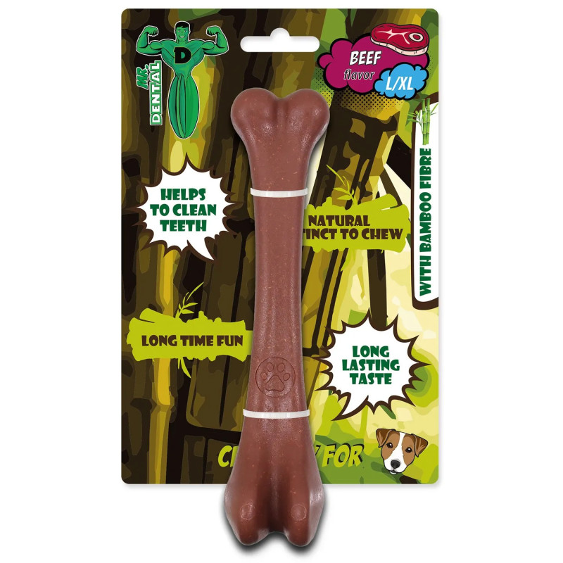Igrača Mr. Dental žvečilna bambone goveja kost L/XL