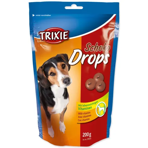 Poslastica Trixie Dropsy čokoladna 200g