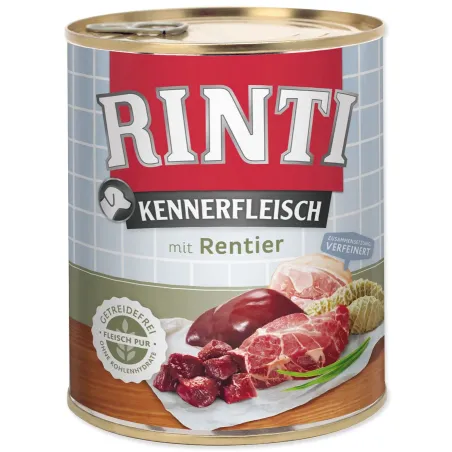 Konzerva Rinti Kennerfleisch Adult jelen 800 g