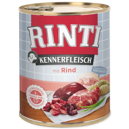 Konzerva Rinti Kennerfleisch Adult goveje 800 g