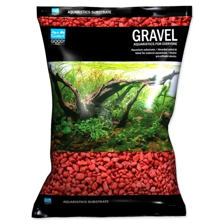 Pesek Aqua Excellent intenzivno rožnat 3-6mm 3kg