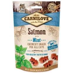 Posladek Carnilove Cat Crunchy Snack losos z meto 50g